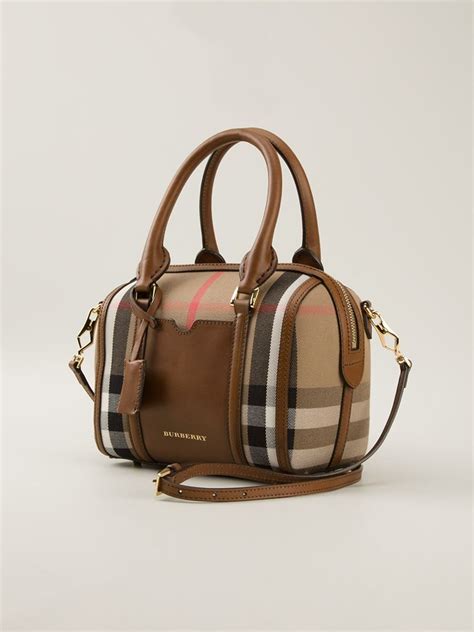 mini check bowling bag